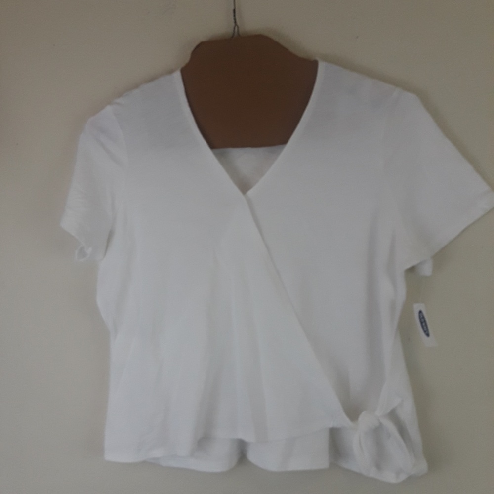 OLD NAVY Wrap-Front Side-Tie Top for Women XXL NWT